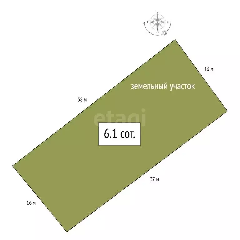 Участок в Бердск, территория НСТ Отдых, Берёзовая улица (6.1 м) - Фото 1
