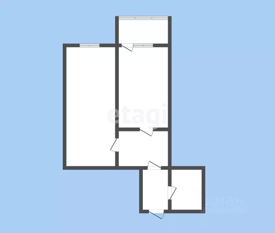 1-к кв. Карачаево-Черкесия, Черкесск Кавказская ул., 83 (46.1 м) - Фото 1
