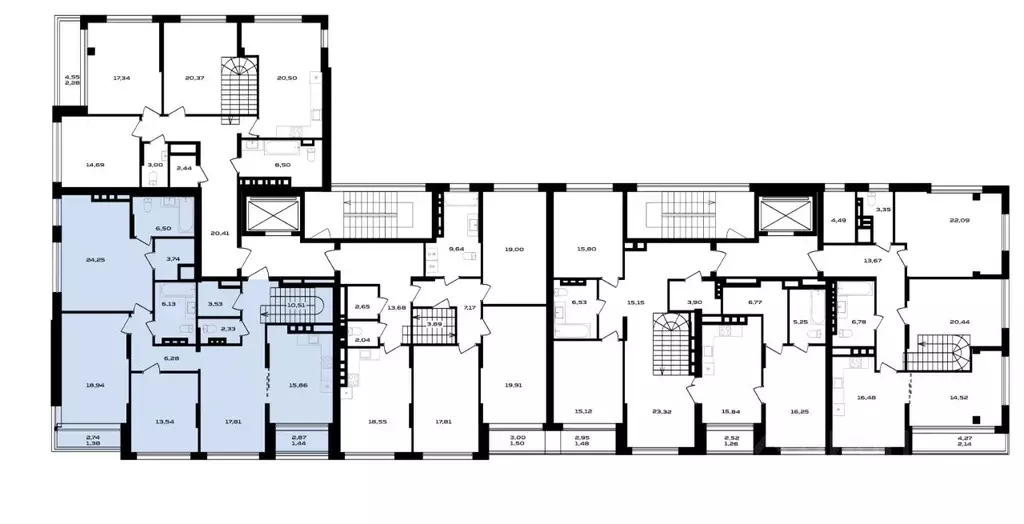 3-к кв. Воронежская область, Воронеж ул. Ольминского, 4 (131.22 м) - Фото 2