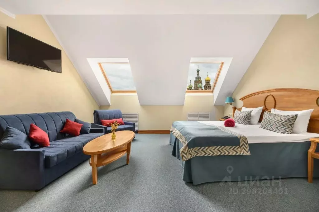 Комната Санкт-Петербург Аптекарский пер., 5 (10.0 м) - Фото 0