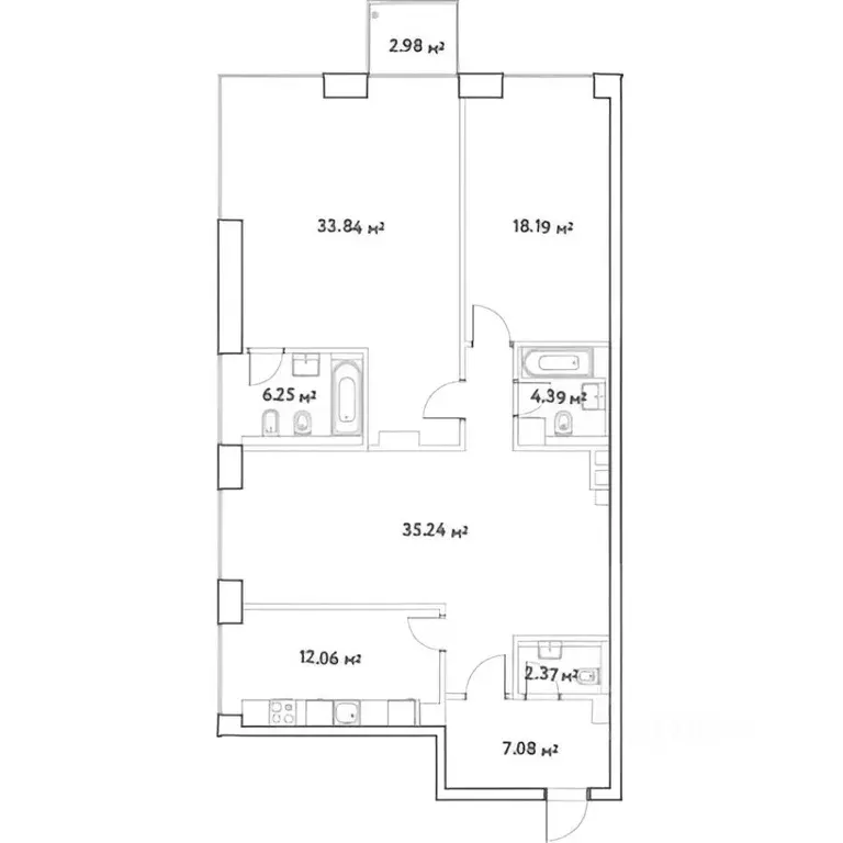 3-к кв. Московская область, Одинцовский городской округ, д. Барвиха ... - Фото 2