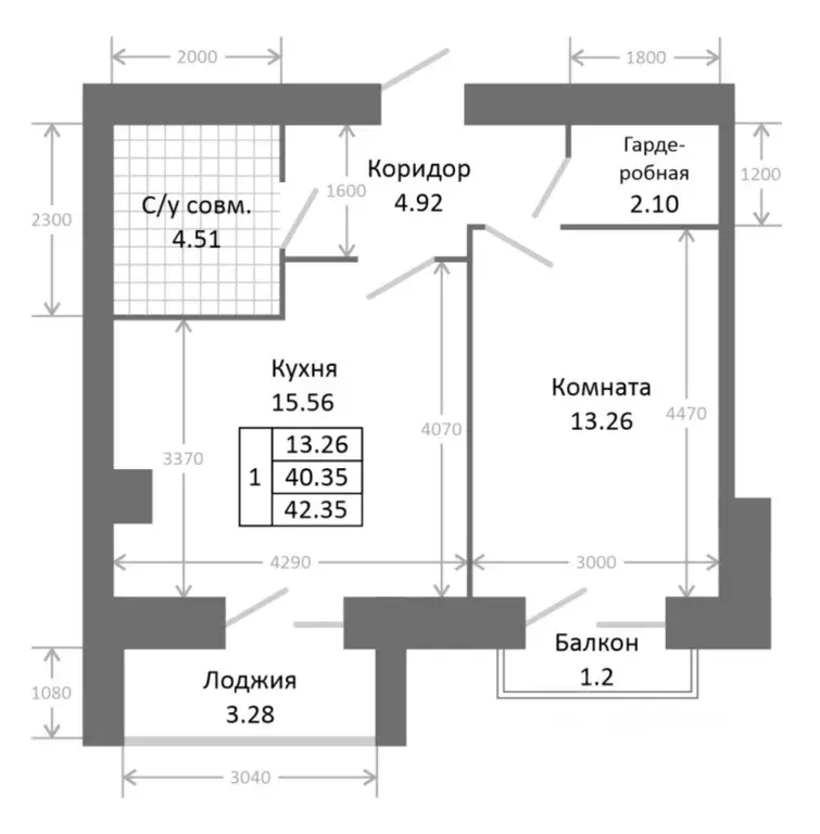 1-к кв. Ярославская область, Ярославль 2-й мкр,  (44.83 м) - Фото 0