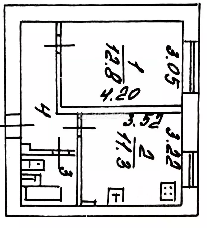 1-к кв. Белгородская область, Белгород Привольная ул., 25 (44.0 м) - Фото 2