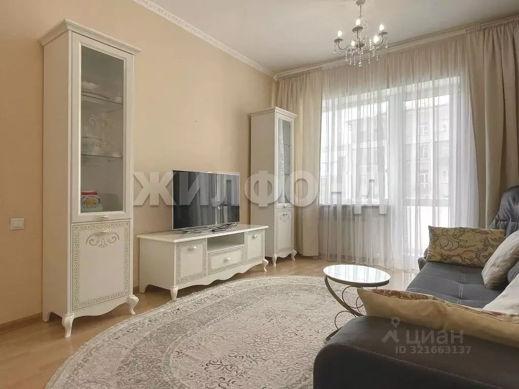 2-к кв. Новосибирская область, Новосибирск Октябрьская ул., 45А (52.0 ... - Фото 1