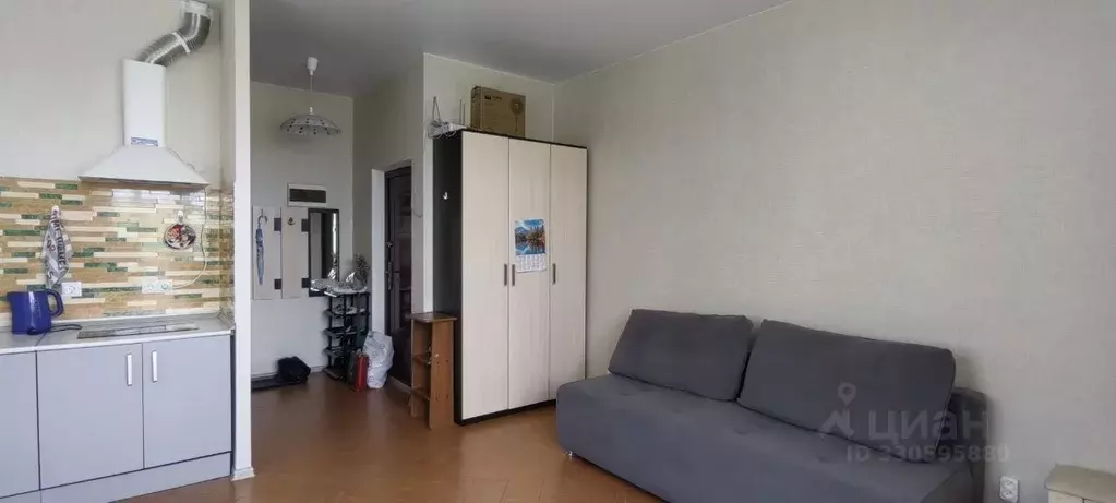 Студия Иркутская область, Иркутск Ершовский мкр, 28/3 (28.0 м) - Фото 2