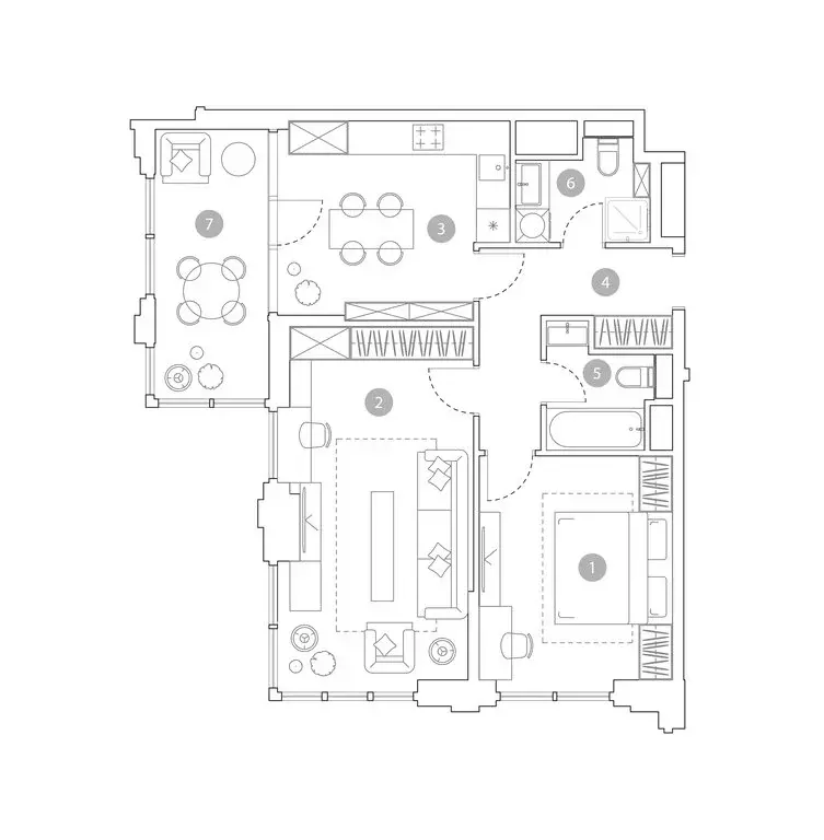 2-комнатная квартира: Москва, улица Миклухо-Маклая, 23 (68.4 м) - Фото 1