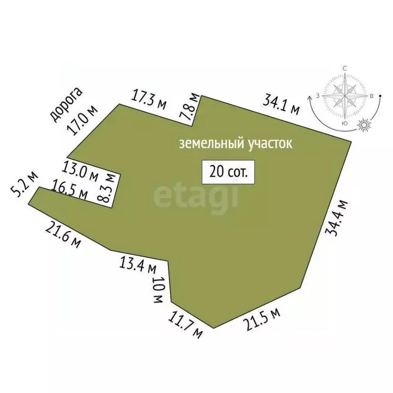 Участок в Крым, Алушта  (20.0 сот.) - Фото 1