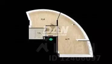 2-к кв. Свердловская область, Екатеринбург ул. Степана Разина, 2 (75.5 ... - Фото 2