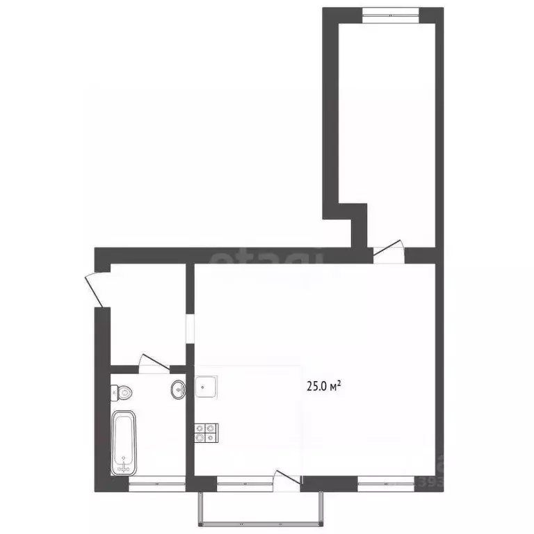 2-к кв. Тюменская область, Тюмень Одесская ул., 51 (54.6 м) - Фото 1
