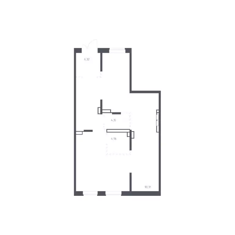 Помещение свободного назначения (105.74 м) - Фото 1