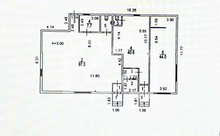 Помещение свободного назначения в Москва Чонгарский бул., 2А (210 м) - Фото 2