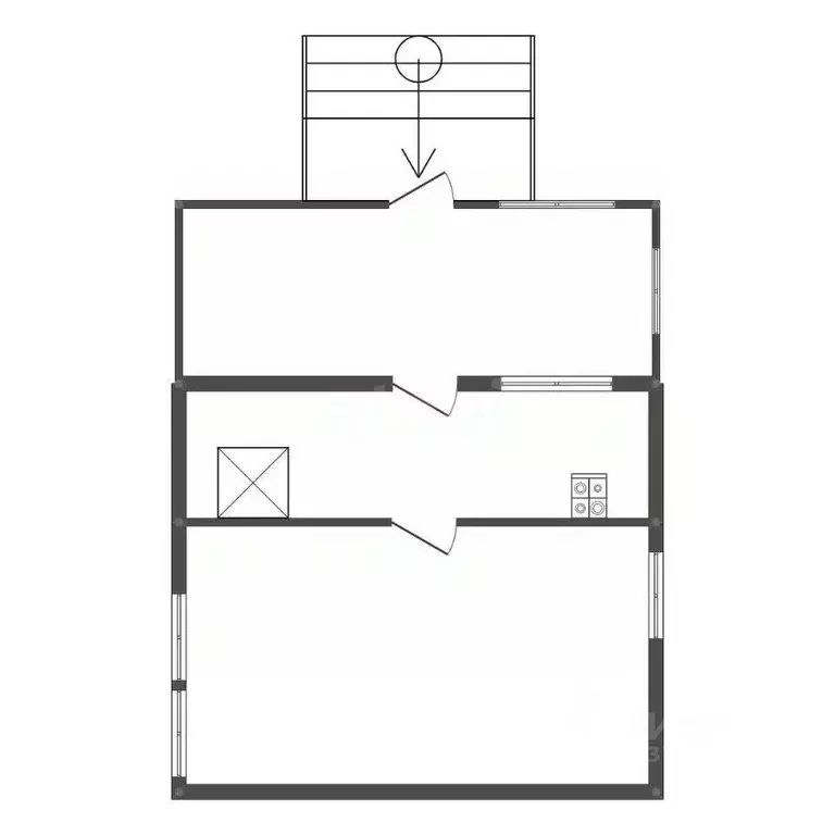 Дом в Амурская область, Свободный ул. Чехова, 65 (38 м) - Фото 1