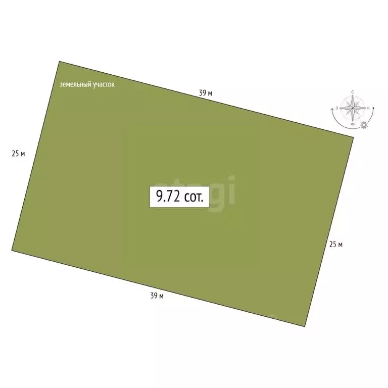 Участок в Алтай, Майминский район, с. Подгорное ул. Спортивная (9.72 ... - Фото 1