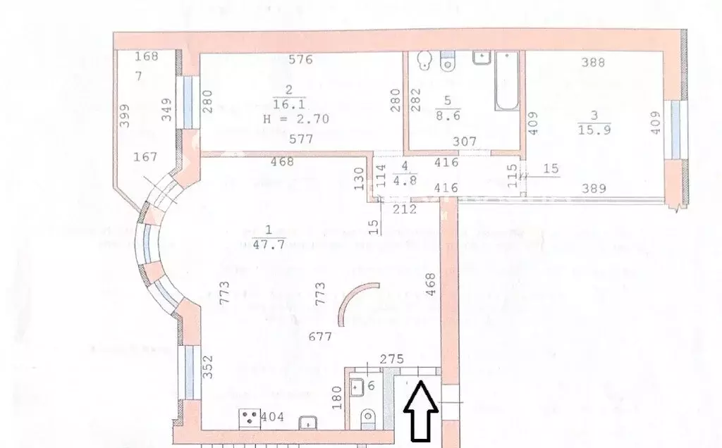 3-комнатная квартира: Екатеринбург, улица Татищева, 84 (94.7 м) - Фото 0