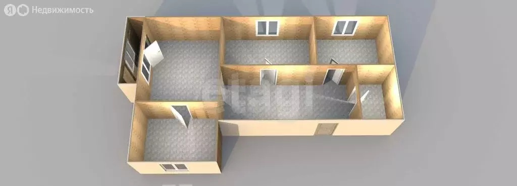 3-комнатная квартира: село Синегорск, Горная улица, 5 (59 м) - Фото 1