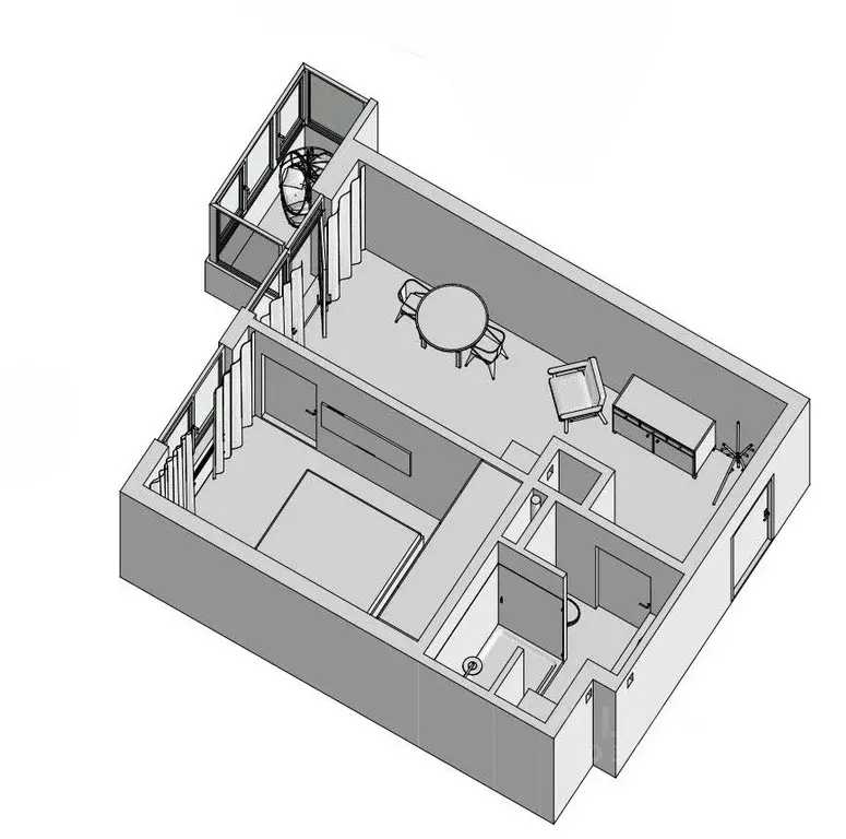 1-к кв. Ростовская область, Ростов-на-Дону ул. Нансена, 109/2 (33.0 м) - Фото 1