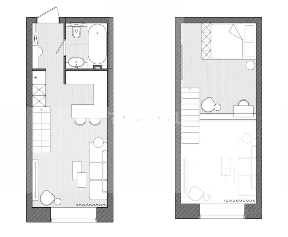 Студия Санкт-Петербург Рыбацкий просп., 18 (36.9 м) - Фото 0