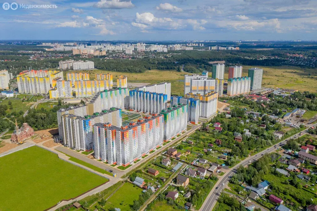 Квартира-студия: посёлок городского типа Голубое, Трёхсвятская улица, ... - Фото 2