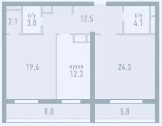 Продаётся 2-к квартира, 91 м - Фото 1