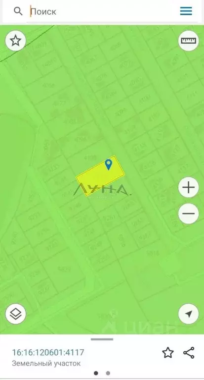 Участок в Татарстан, Казань ул. Казан Яшьляре, 103 (12.0 сот.) - Фото 2