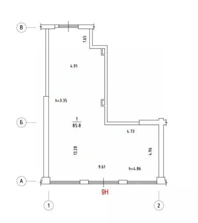 Помещение свободного назначения в Москва Беломорская ул., 23 (86 м) - Фото 2