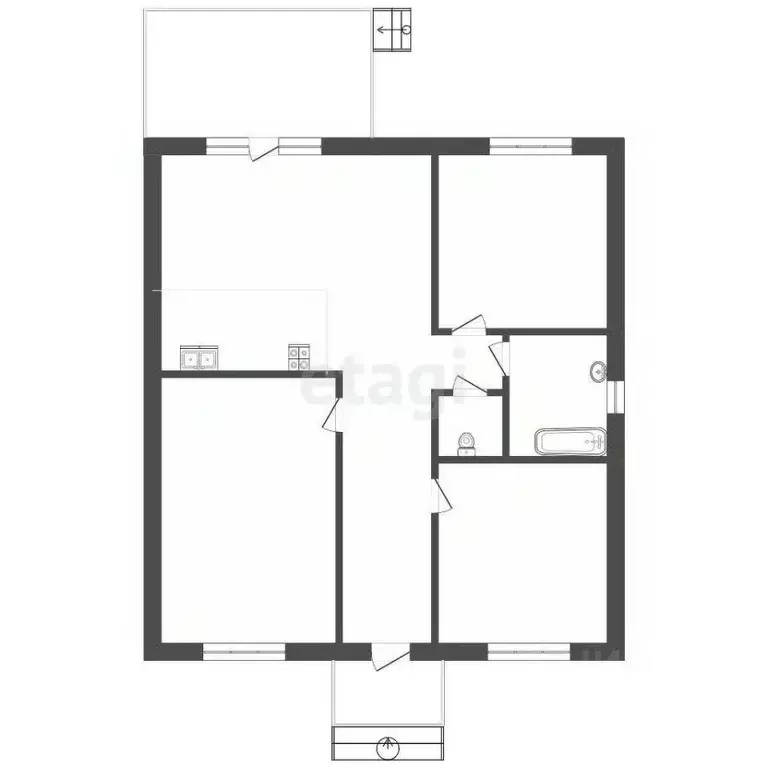 Дом в Ставропольский край, Ессентуки пер. Крайний (120 м) - Фото 2