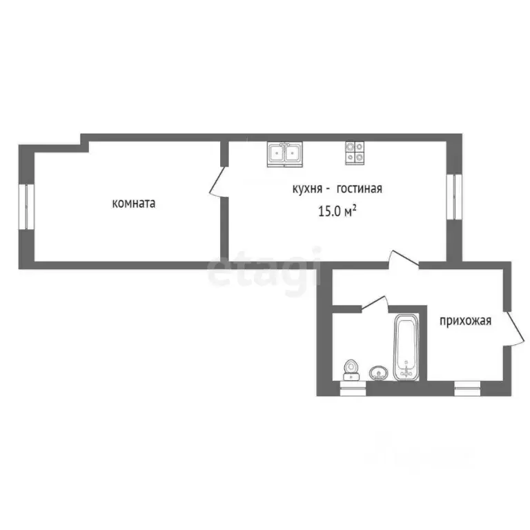 2-к кв. Крым, Ялта ул. Таврическая, 10 (40.0 м) - Фото 1