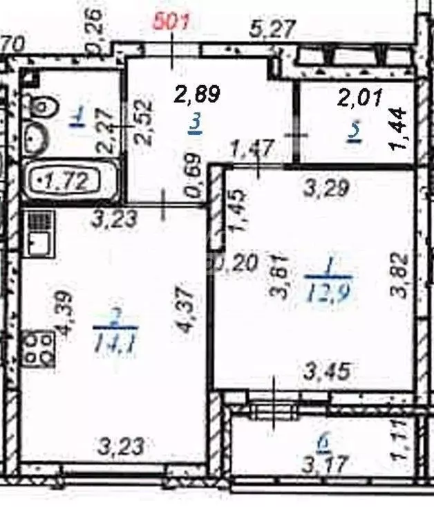1-к кв. Свердловская область, Екатеринбург ул. Хрустальногорская, 93 ... - Фото 2