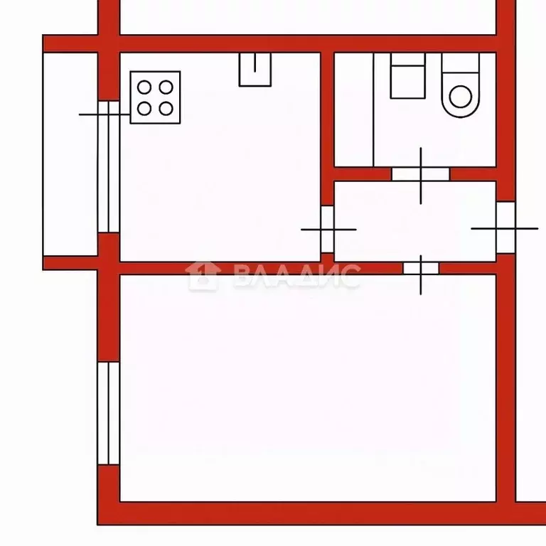 1-к кв. Пензенская область, Пенза ул. Кулакова, 14А (34.5 м) - Фото 2