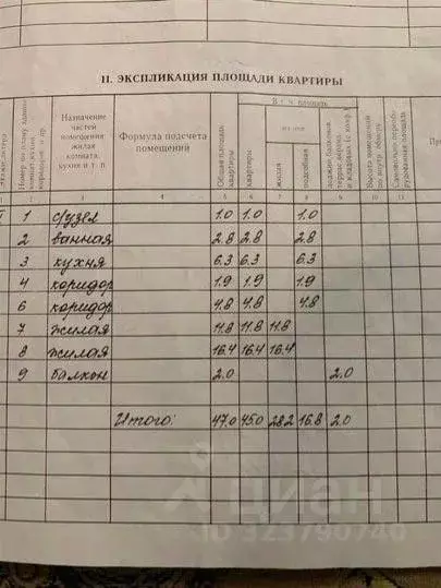2-к кв. Белгородская область, Белгород ул. Губкина, 17 (47.0 м) - Фото 2