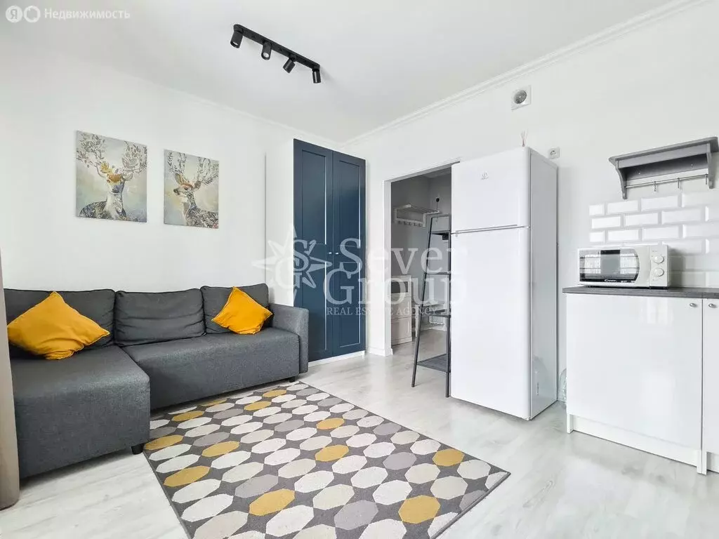 Квартира-студия: Санкт-Петербург, Парфёновская улица, 7к1 (29.8 м) - Фото 1