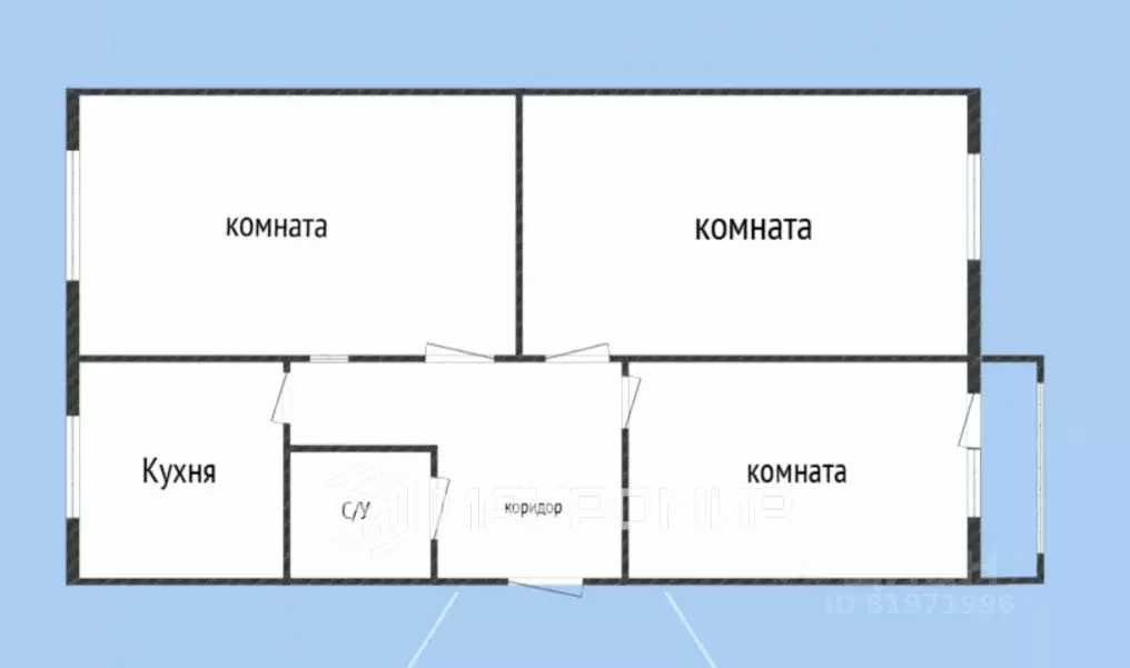 3-к кв. Ханты-Мансийский АО, Сургут ул. Бажова, 22 (58.9 м) - Фото 2