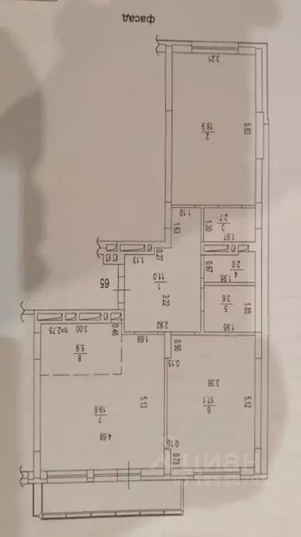 3-к кв. Алтайский край, Барнаул Пролетарская ул., 150 (80.8 м) - Фото 2