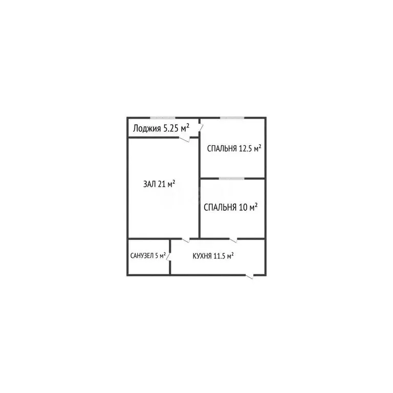 2-комнатная квартира: Махачкала, Газопроводная улица, 11к1 (65 м) - Фото 1