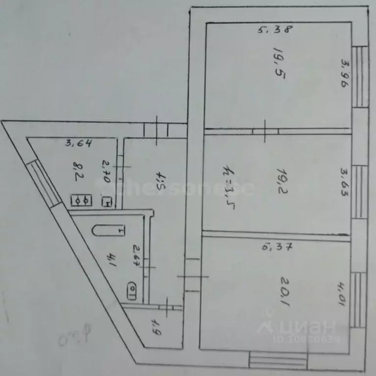 3-к кв. Севастополь ул. Ленина, 68 (86.0 м) - Фото 2