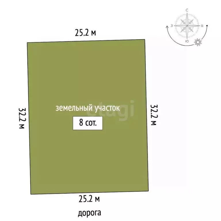 Участок в Крым, Белогорск ул. Османа Эбасанова, 27 (8.0 сот.) - Фото 2