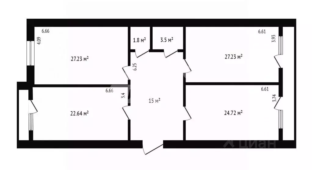 4-к кв. Дагестан, Дербент ул. Пушкина, 84 (121.0 м) - Фото 2