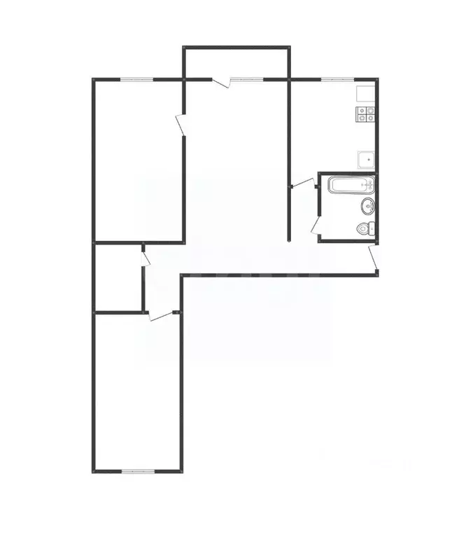 3-к кв. Иркутская область, Ангарск 15-й мкр, 5 (58.9 м) - Фото 2