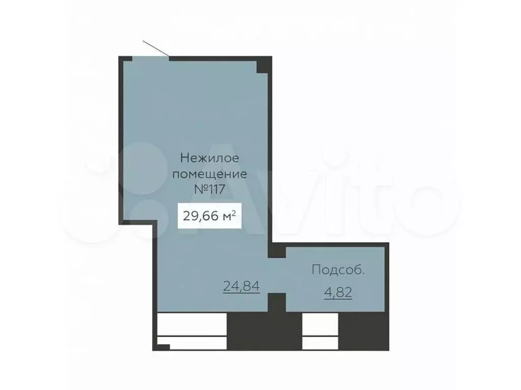 Продам помещение свободного назначения, 29.66 м - Фото 0