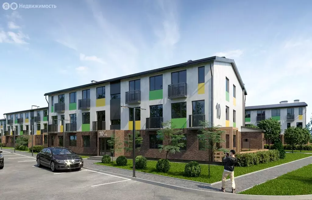 2-комнатная квартира: посёлок Октябрьский, улица Французский Квартал, ... - Фото 1