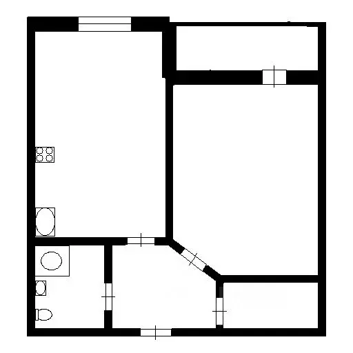 1-к кв. Челябинская область, Челябинск просп. Краснопольский, 1д (41.0 ... - Фото 2