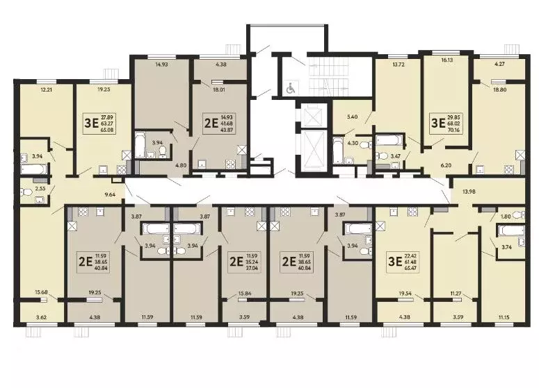 1-к кв. Воронежская область, с. Новая Усмань, Ольха мкр  (40.84 м) - Фото 2