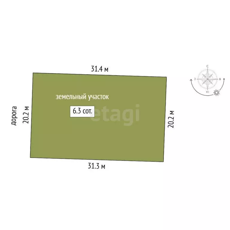 Участок в Тюменская область, Нижнетавдинский муниципальный округ, КП ... - Фото 1