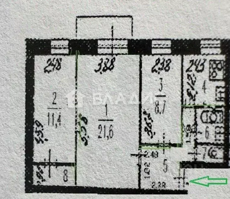 2-к кв. Санкт-Петербург ул. Ленсовета, 13 (58.9 м) - Фото 1