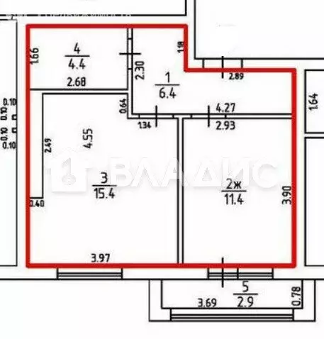 3-комнатная квартира: Гурьевск, Фабричная улица, 4А (71 м) - Фото 1