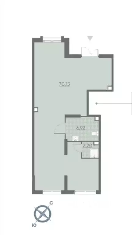 Помещение свободного назначения в Москва Ильменский проезд, 4к2 (79 м) - Фото 2