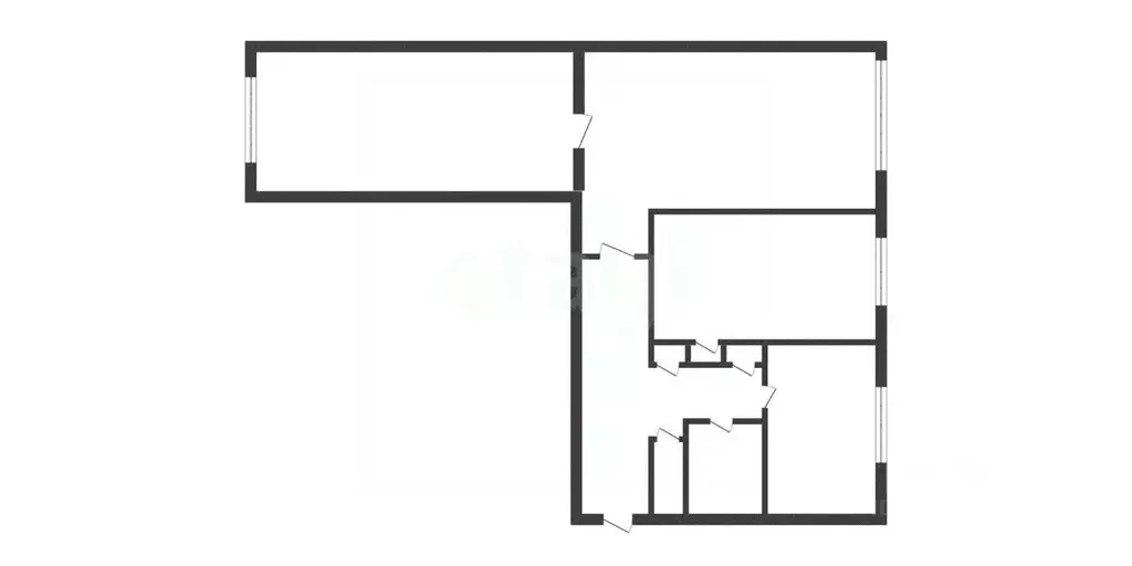 3-к кв. Курганская область, Курган ул. Монтажников, 1 (60.7 м) - Фото 2