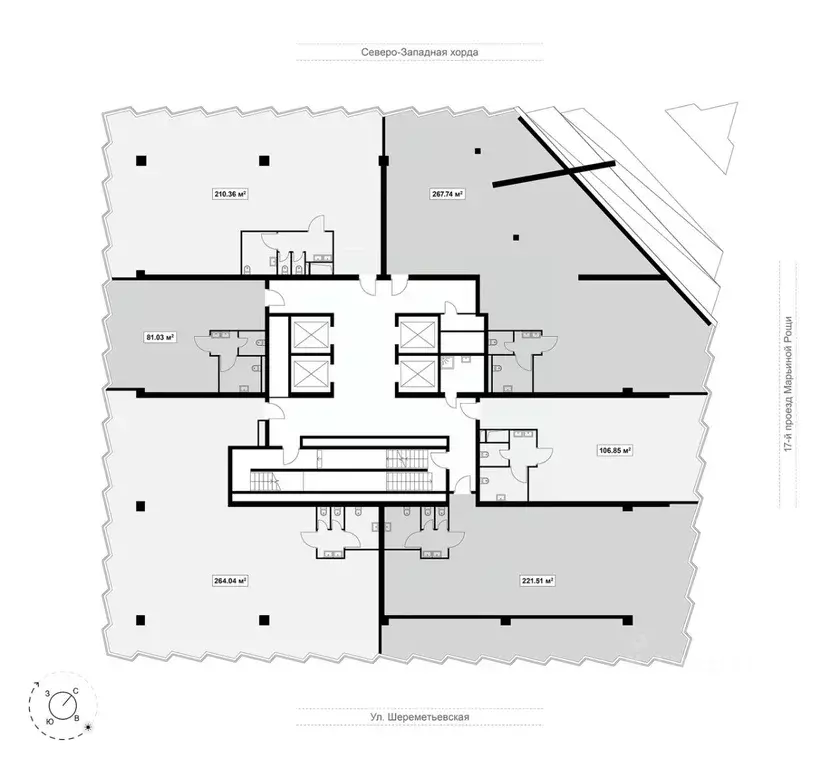 Офис в Москва проезд 17-й Марьиной рощи, 6 (264 м) - Фото 2