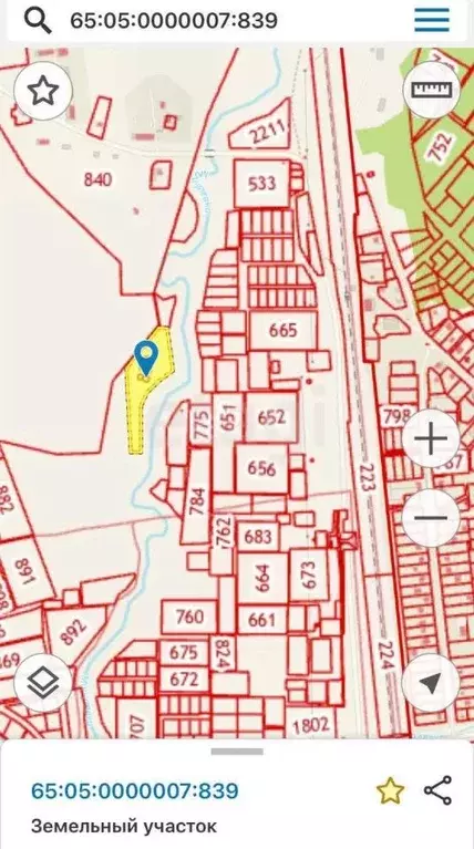 Участок в Сахалинская область, Анивский городской округ, с. Мицулевка  ... - Фото 1