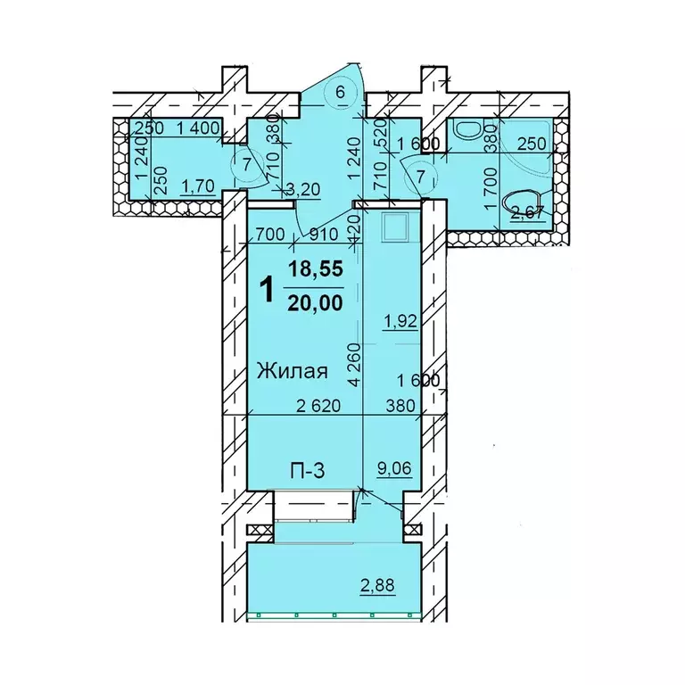 Продаётся квартира-студия, 20 м - Фото 0